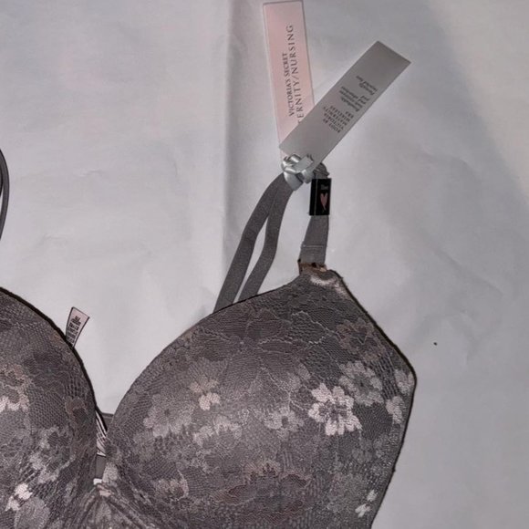 VICTORIA'S SECRET Wireless Nursing Bra Lace Bra 32DDD / 32F - Picture 7 of 7
